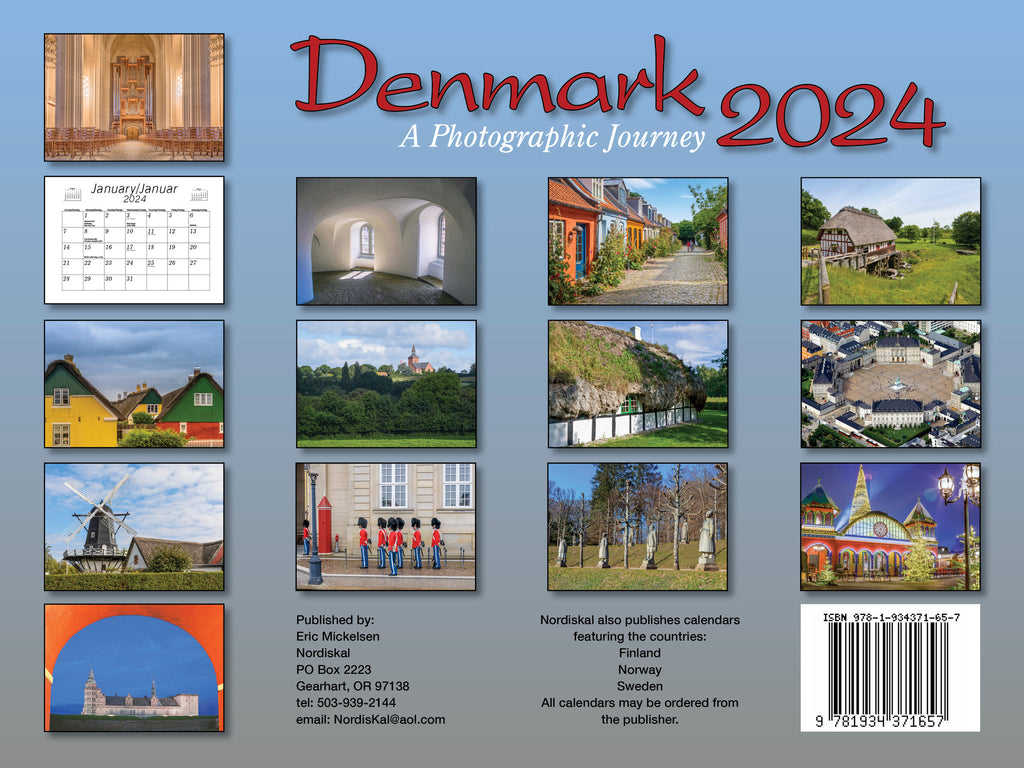 Denmark 2024 Calendar ScanSpecialties