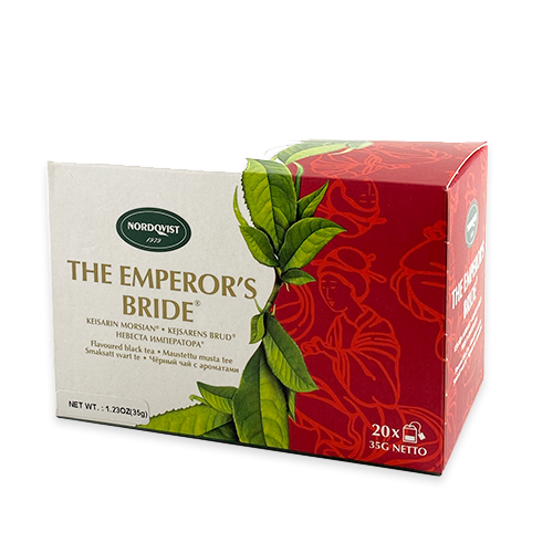 Nordqvist The Emperor's Bride - 100 Tea Bags Signature Black Tea with Elderberry and Quince - 100 Pcs Biodegradable Tea Bags