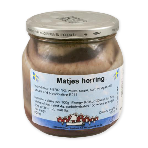 Matjes Herring, Glass Jar (20 oz) PERISHABLE – ScanSpecialties