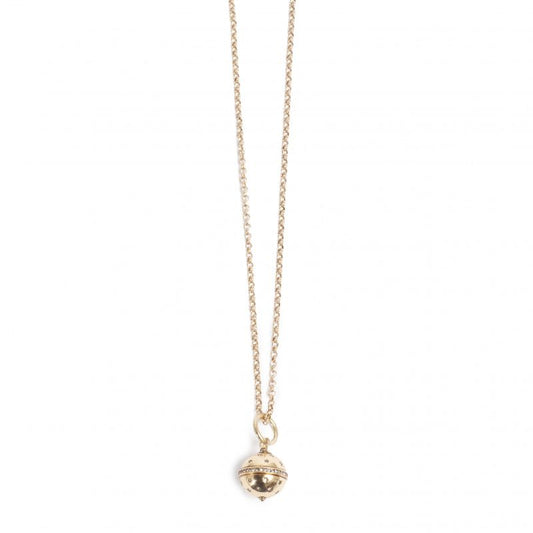 Gold Ball Necklace