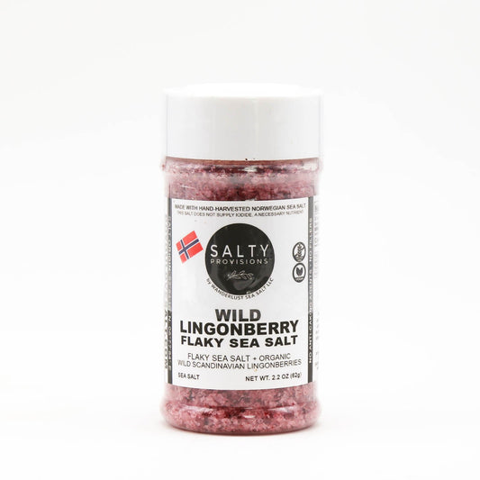 Wild Lingonberry Norwegian Flaky Sea Salt