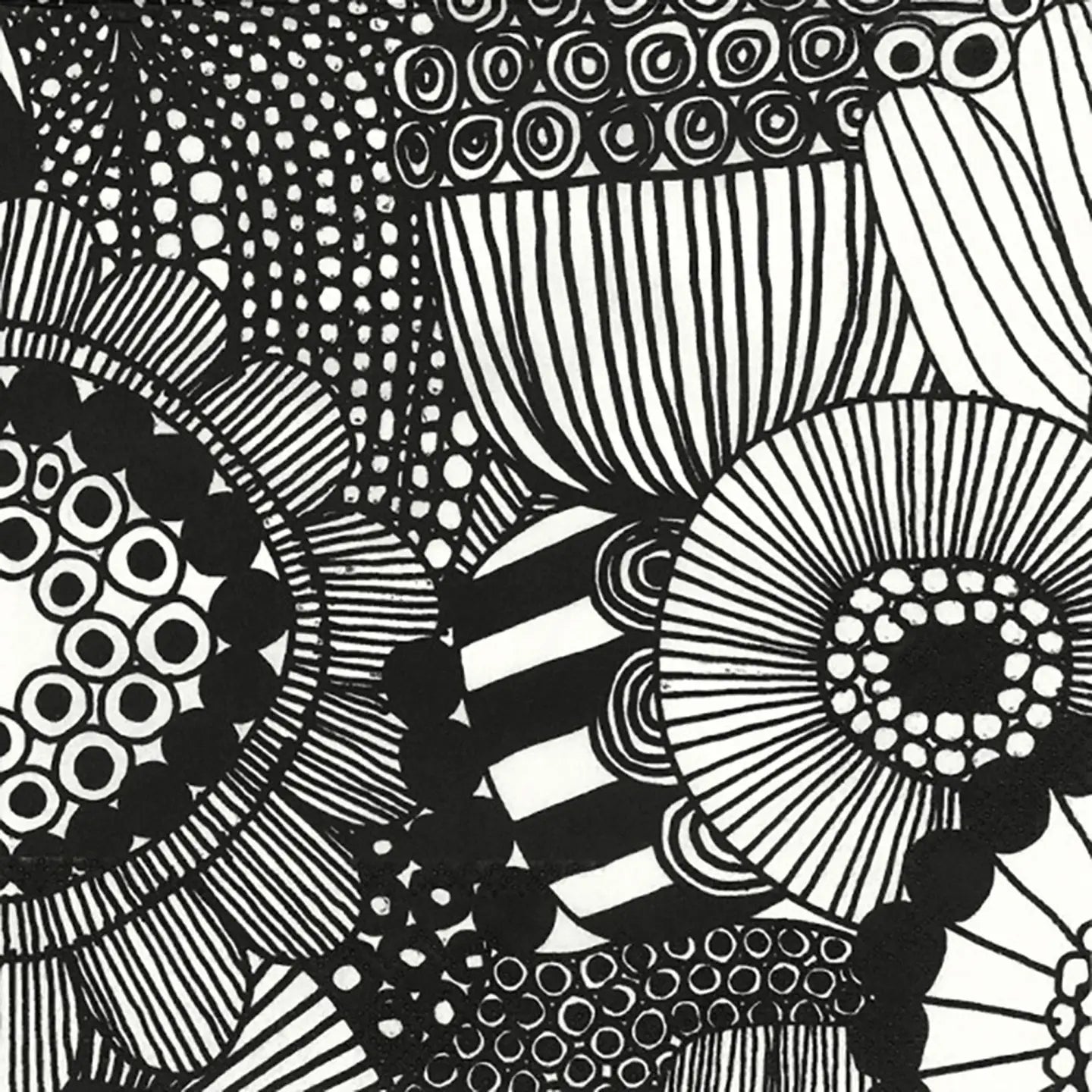 Marimekko Design: Siirtolapuutarha Black