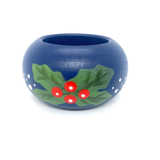 Blue Holly Votive