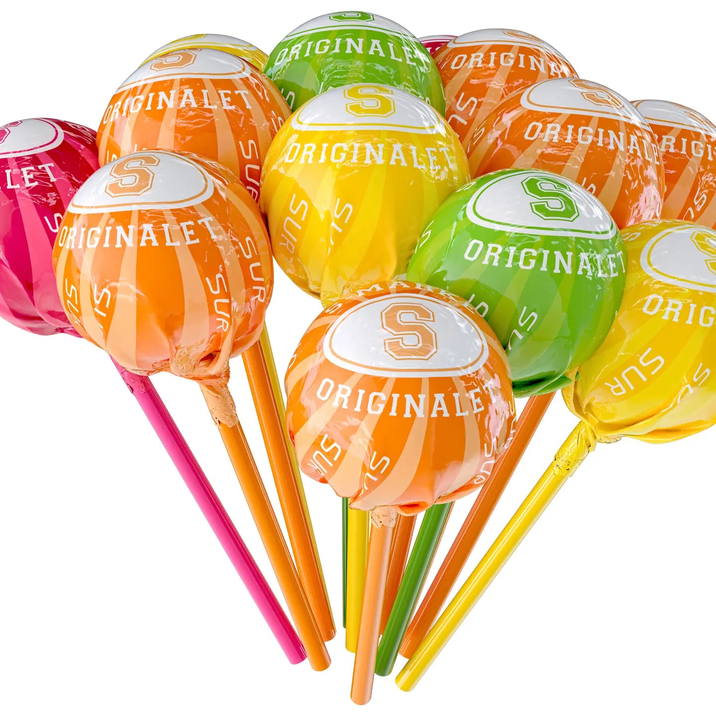 S-Marke Lollipops (S-Märke SuperSura Klubbor)