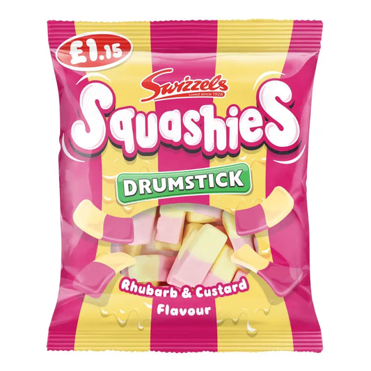 Swizzels Rhubarb & Custard Squashies