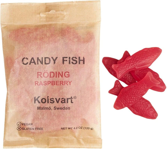 Kolsvart Raspberry Fish (Röding)