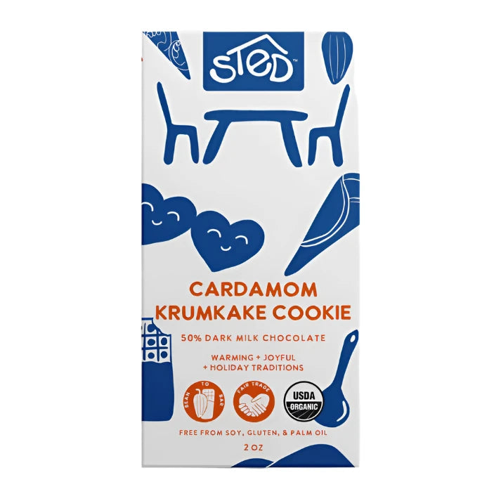 Sted Cardamom Krumkake Cookie Chocolate