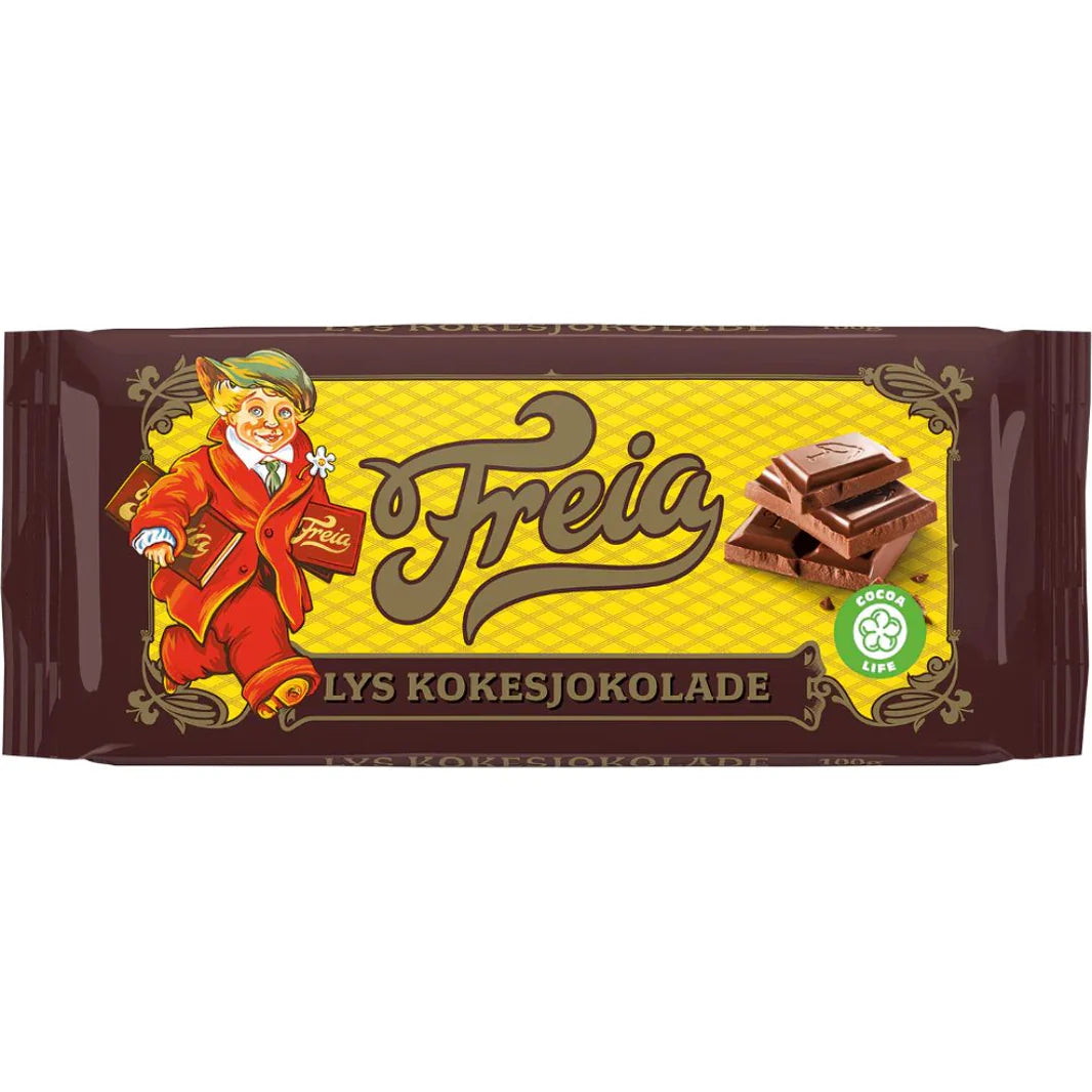 Freia Lys Kokesjokolade