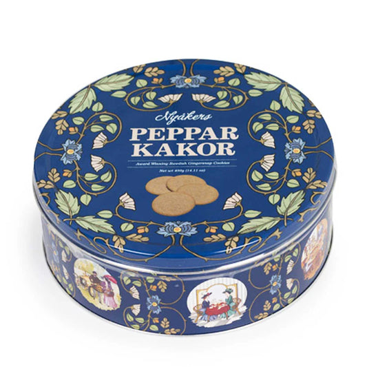 Swedish Ginger Snaps, Blue Gift Tin