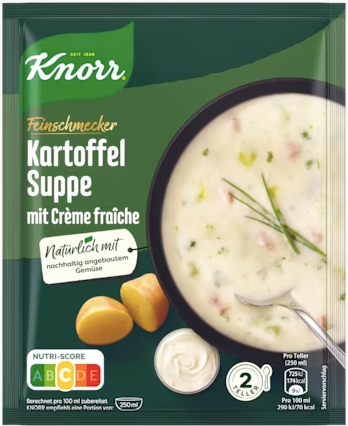 Knorr Meister Kessel - Soupe de Pommes de Terre, 500 g - Piccantino