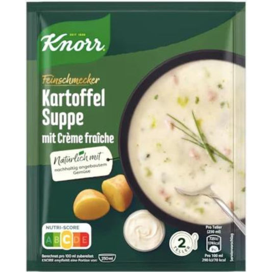 Potato Soup with Creme Fraiche