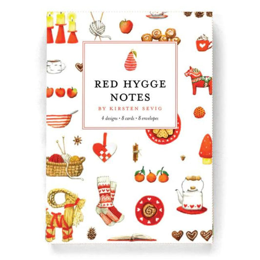 Red Hygge Notes by Kirsten Sevig