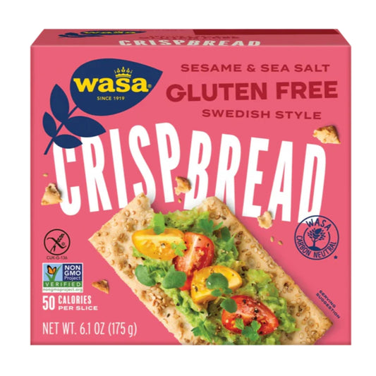 Gluten Free, Sesame & Sea Salt Crispbread