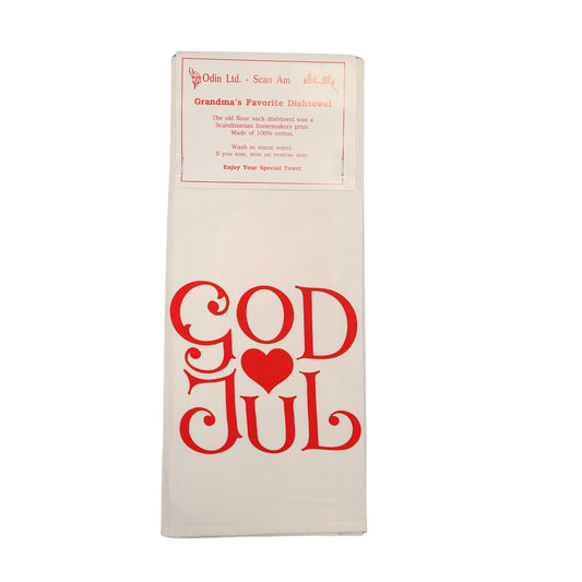 Grandma's Favorite Dishtowel - God Jul