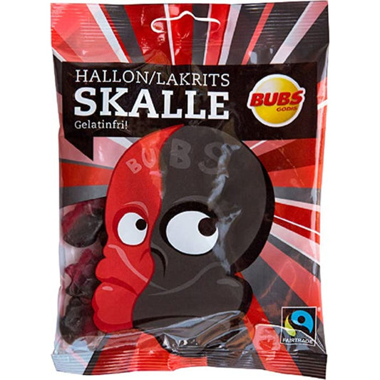 Raspberry Licorice Skulls (Hallon/Lakrits Skalle)