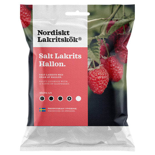 Nordiskt Lakritskök Salt Licorice Raspberry Bag