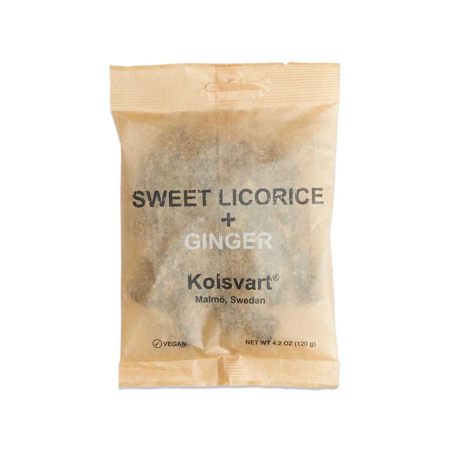 Kolsvart Sweet & Ginger Swedish Licorice