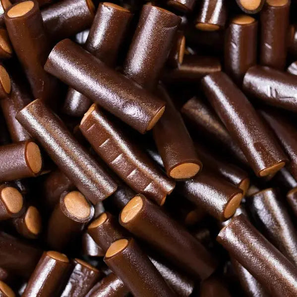 Tom's Chocolate-Flavored Filled Licorice Logs