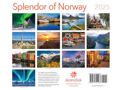 Splendor of Norway, 2025 Calendar