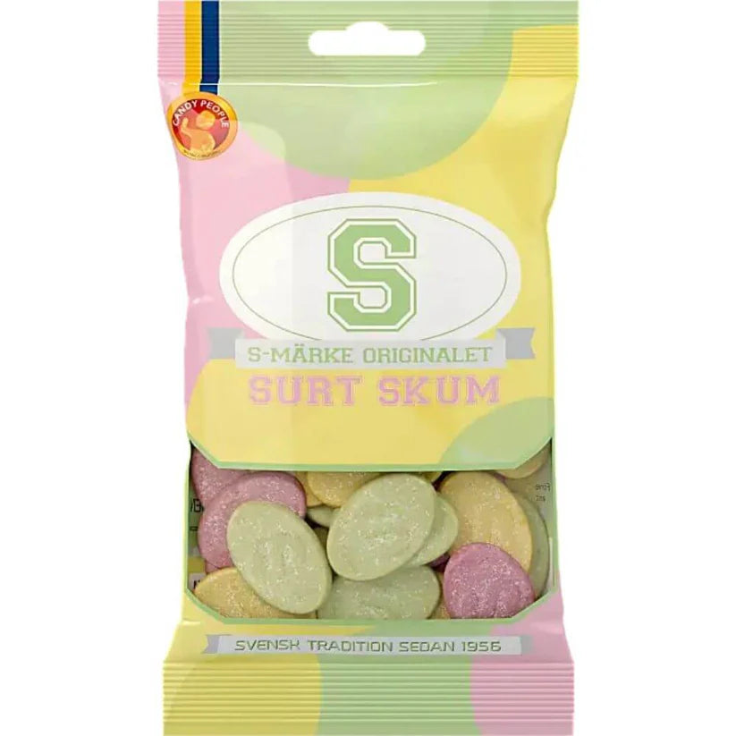 S-Märke Surt Skum (Sour Marshmallows)