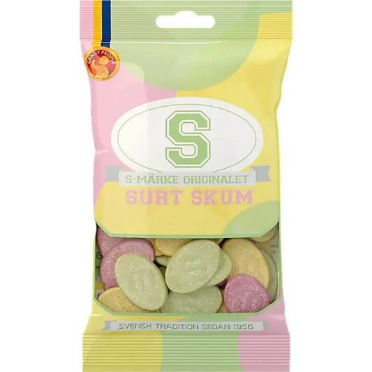 S-Märke Surt Skum (Sour Marshmallows)