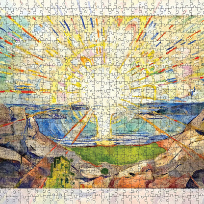 Edvard Munch: the Sun 1000-piece Jigsaw Puzzle