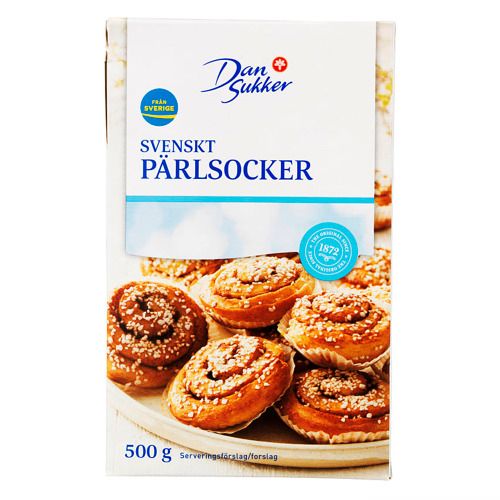 Pärlsocker, Pearl Sugar (17.6 oz)