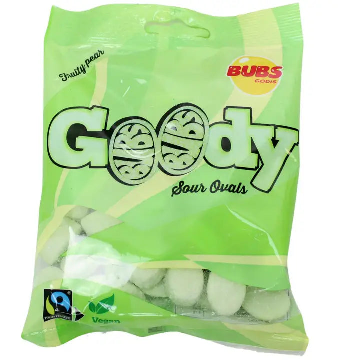 Bubs Godis Sour Pear Ovals