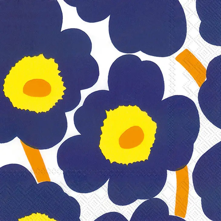 Marimekko Design:  Unikko Dark Blue