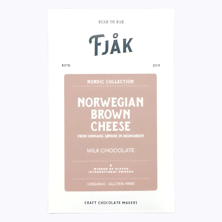 Fjåk Norwegian Brown Cheese Milk Chocolate Bar