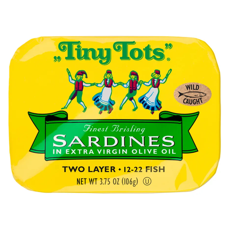 King Oscar "Tiny Tots" Brisling Sardines in Extra Virgin Olive Oil