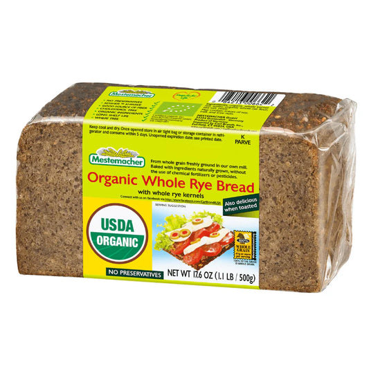 Mestemacher Organic Whole Rye Bread