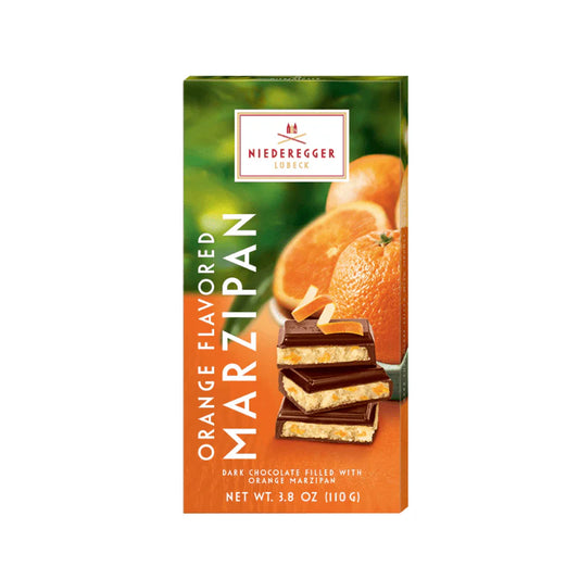 Niederegger Orange Marzipan Bar - Dark Chocolate