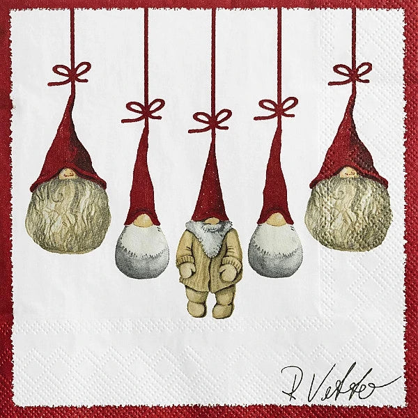 Tomte Ornament Dinner Napkins