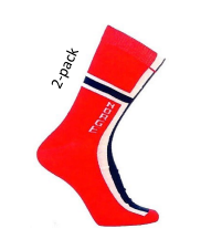 Rock Norway Flag Socks, 2-Pack