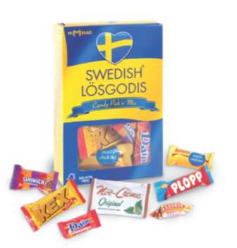 Swedish Lösgodis Candy Mix Box