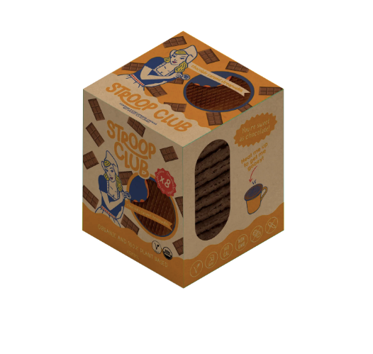 Chocolate Caramel Stroopwafels 8-Pack