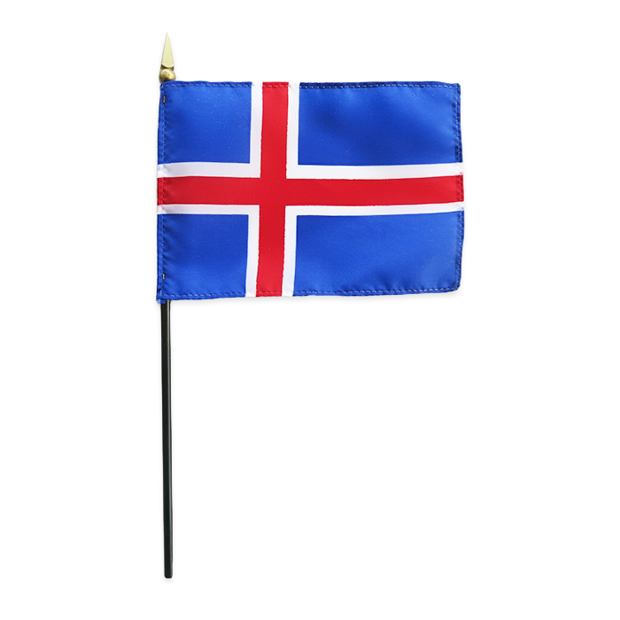 Icelandic Mini Flag - 4x6"