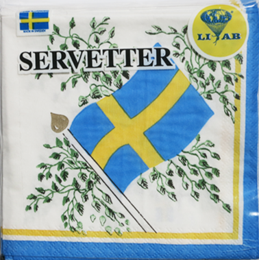 Swedish Flag Napkin - Luncheon/Dinner