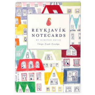 Reykjavík Notecards by Kirsten Sevig